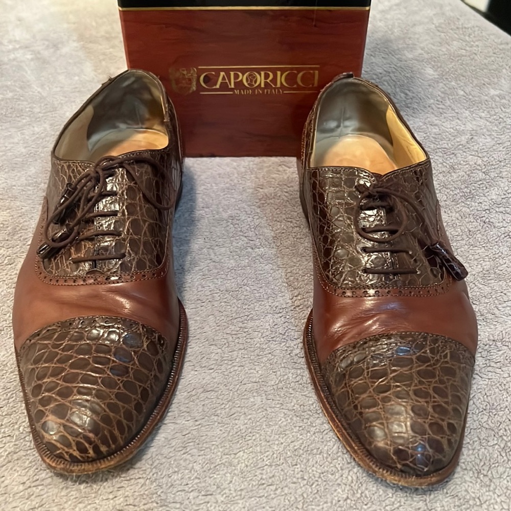 Caporicci, Genuine Alligator, Brown